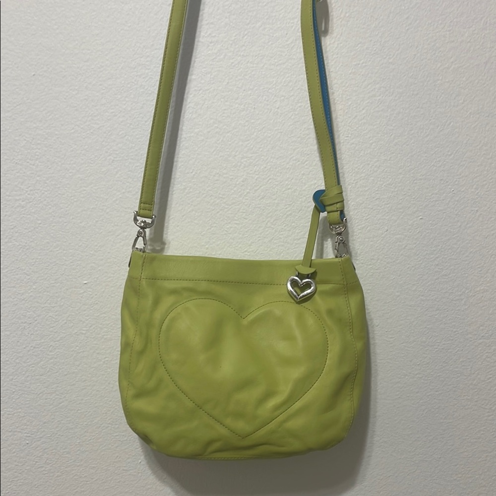Brighton Jodi Reversible Quilted Crossbody Bag with Silver Hardware EUC